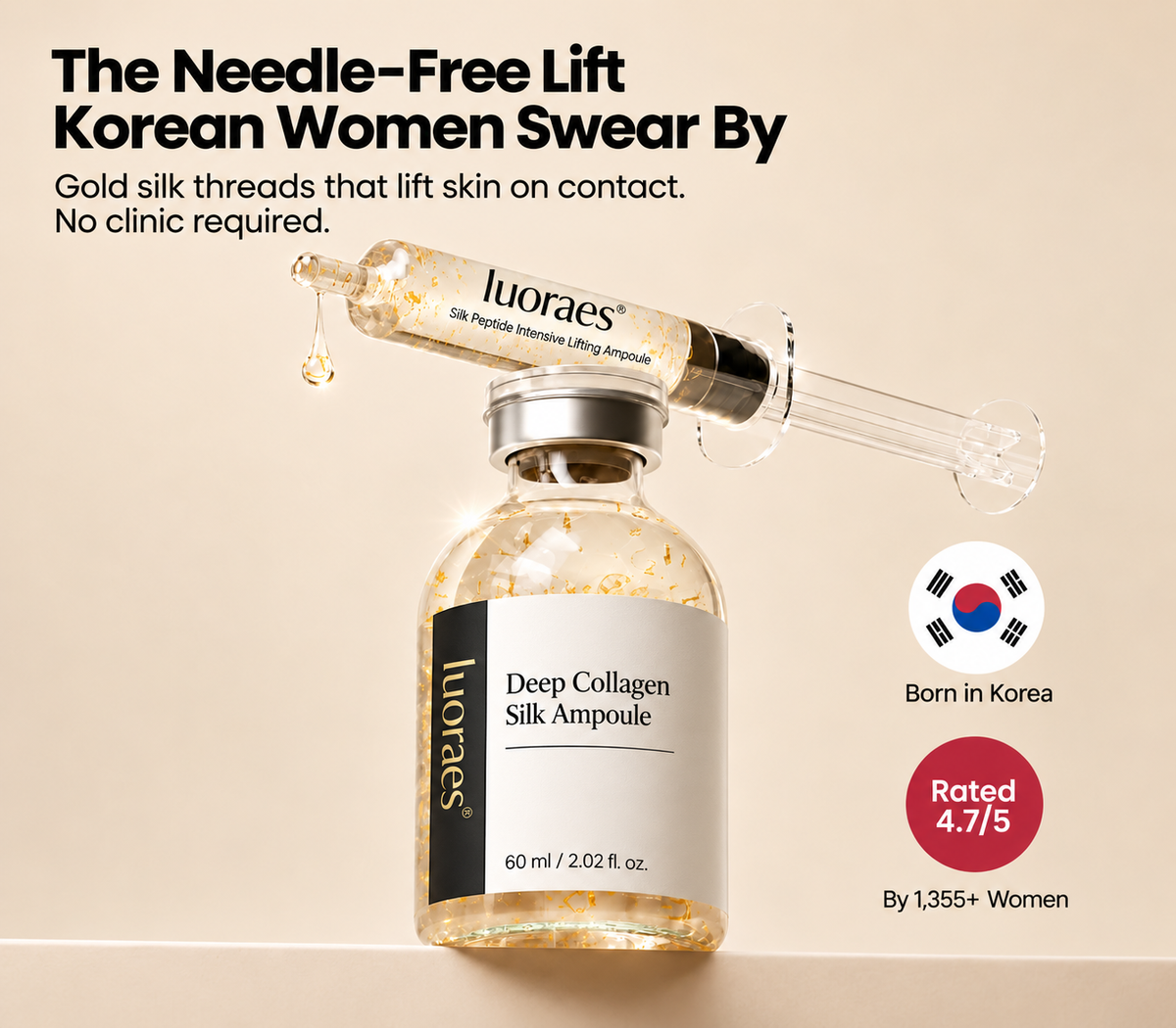 Deep Collagen Silk Lifting Peptide Ampoule.
